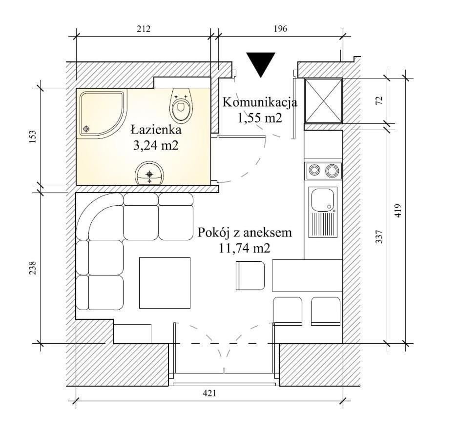 Villa Baltic Chalupy - Apartament Nr 1 ภายนอก รูปภาพ
